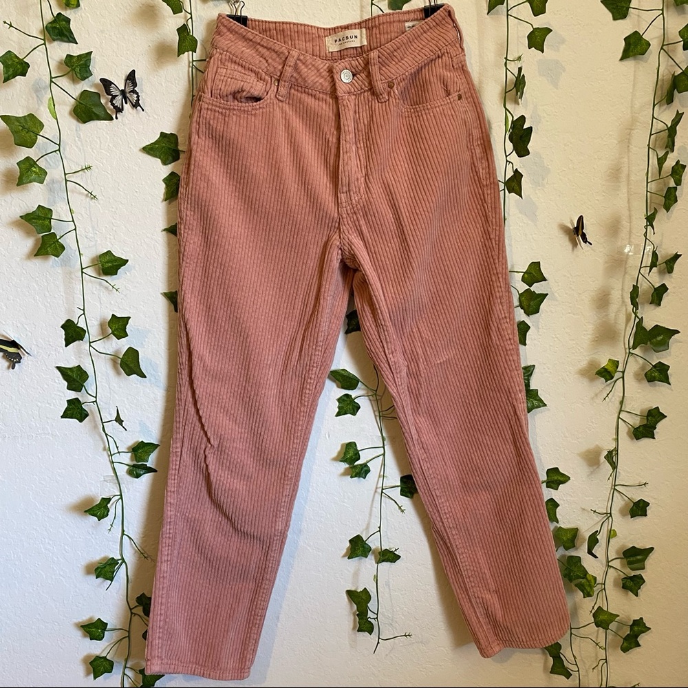 pacsun pink corduroy pants!!